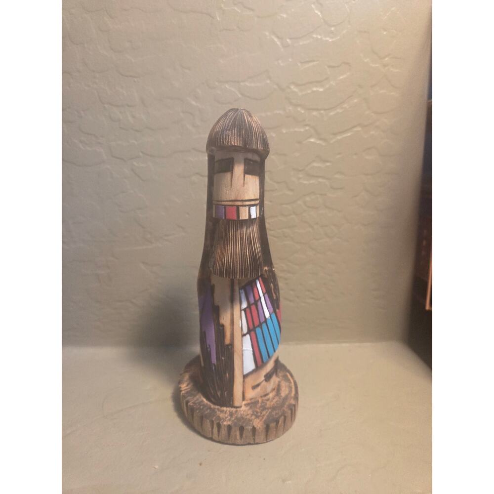 6.5" Navajo Shalako Kachina Carving Signed by Jason Thompson